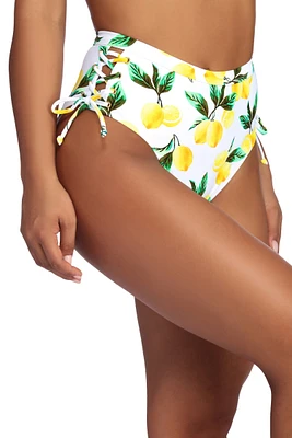 Pucker Up Lemon Swim Bottoms