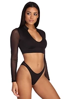 Mesh With It Swim Bottoms