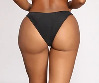 Don't Underestimate Me Low Rise Swim Bottoms