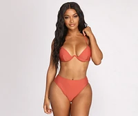 Sol Seeker High Waist Swim Bottoms