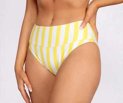 Island The Sun Striped Swim Bottoms