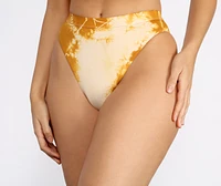 Sunkissed Glow Cloud Tie Dye Swim Bottoms