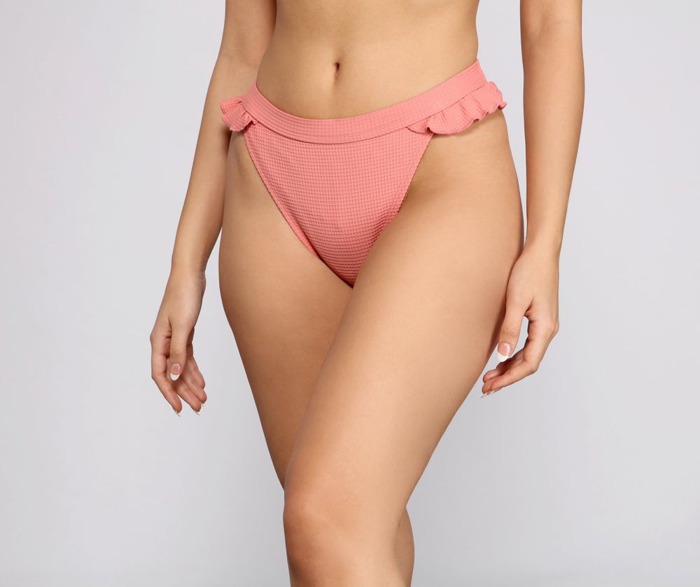 Aerie Cotton Sunkissed Lace Cheeky Underwear