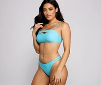 Beachy Vibes Hipster Swim Bottoms