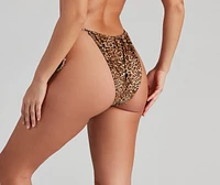 Fiercely Chic Leopard Bikini Bottoms