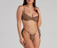 Fiercely Chic Leopard Bikini Bottoms