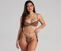 Fiercely Chic Leopard Bikini Bottoms