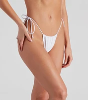 Minimal Vibes Thong Bikini Bottoms