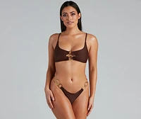Chic Babe Low-Rise Swim Bottoms