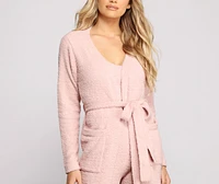 Keeping Knit Cozy Chenille Robe