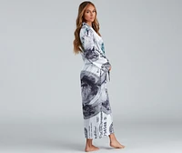 Dolla Bill Chic Satin Robe