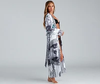 Dolla Bill Chic Satin Robe