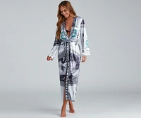Dolla Bill Chic Satin Robe