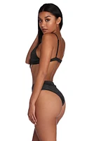 Velvet Glitter Bralette & Panty Set