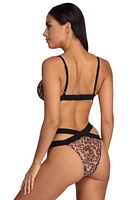 Leopard Bralette And Panty