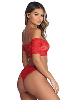 Lace Me Down Bralette Panty Set