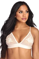 Floral Ambition Mesh Bralette