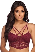 Caged Front Lace Bralette