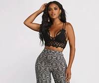 Crochet Cutie Lace Triangle Bralette