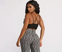 Crochet Cutie Lace Triangle Bralette