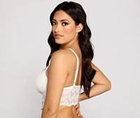 Lace N' Love Caged Longline Bralette