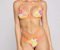 Boho Babe Floral Bra And Panty Set