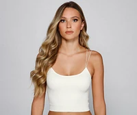 Lace-Back Long Line Bralette