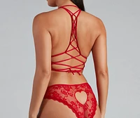 Be Mine Lace Bra And Panty Set