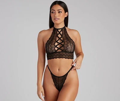 Daring And Dreamy Lace Bra Panty Set