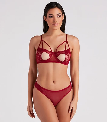 Baby Be Mine Lace Bra And Panty
