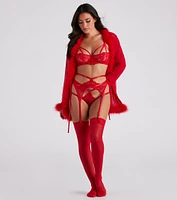 Effortlessly Enticing Lace Lingerie Set