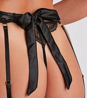 Sultry Luxe Sheer Lace Lingerie Set