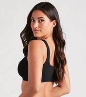 Effortlessly On-Trend Seamless Tank Bra