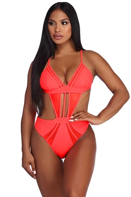 So Meshed Up Swimsuit
