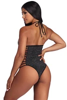 Radiate Rhinestones Monokini