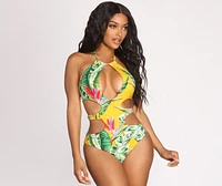 Escape To The Tropics One Piece Swimsuit