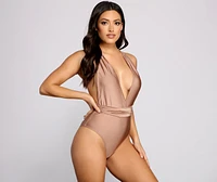 Sultry Appeal V-Neck One Piece Swimsuit