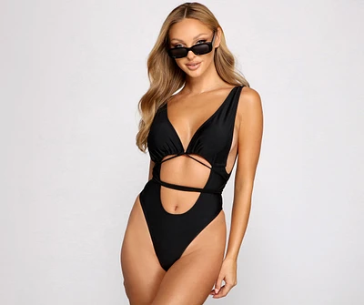 Brighter Days Cutout One Piece Swimsuit