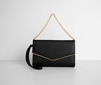 Instant Success Faux Leather Cross-body Purse