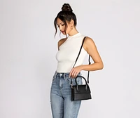Modish Moments Faux Leather Mini Purse