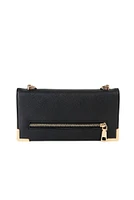 Wallet Crossbody With Metallic Hardware