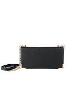 Wallet Crossbody With Metallic Hardware