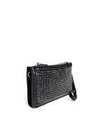 Rhinestone Mini Crossbody And Wristlet