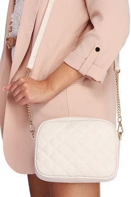 Sleek Quilted Crossbody