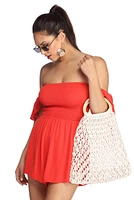 Beachin' It Netted Tote