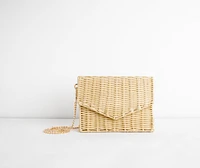 Straw Basket Purse