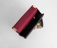 Quilted Elegance Faux Leather Handbag