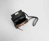 Saffiano Turnlock Top Handle Bag