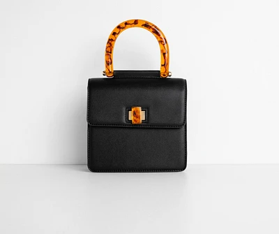 Tortoise Shell Cross Body Purse