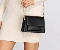Ambitious Af Faux Leather Cross-Body Purse